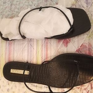 Size 10 Black Billini Slip On Sandals